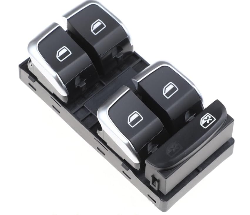 ya 6 8.24 baidi Electric Window Switch Controls Chrome 8K0959851F Fits for for Audi A4 B8 2008-2018