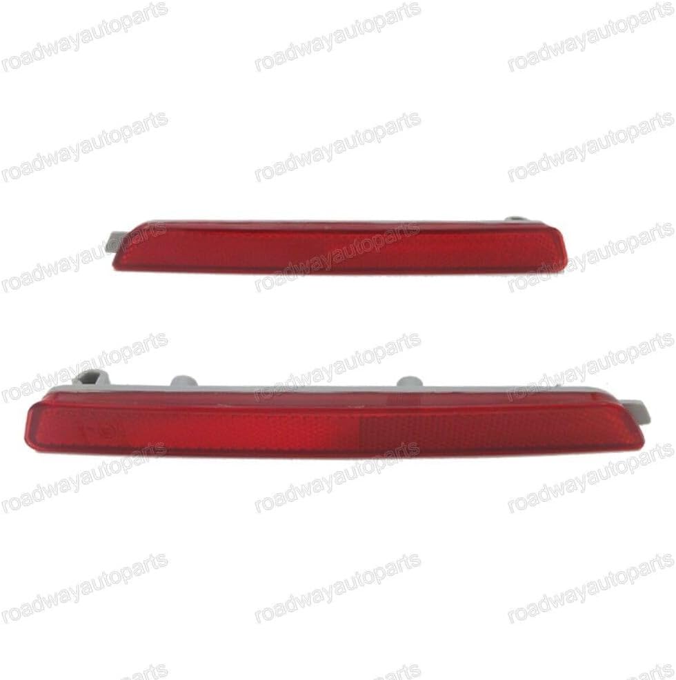 ya 4 8.14 Pair Rear Bumper Reflector Tail Light Lamp for Mazda 3 2003-2011 Left & Right