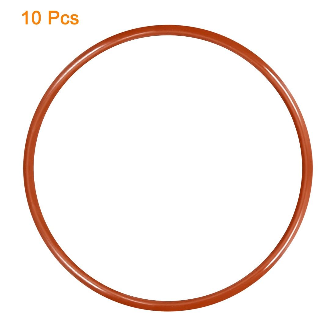 ya 13 9.15 baidi Silicone O-Ring 50mmx46mmx2mm VMQ Seal Rings Sealing Gasket Red 10Pc