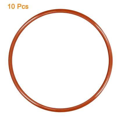 ya 13 9.15 baidi Silicone O-Ring 50mmx46mmx2mm VMQ Seal Rings Sealing Gasket Red 10Pc