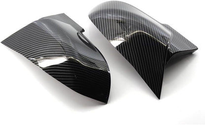 ya 11 9.14 baidi1 Pair Rearview Mirror Cover Caps for BMW 1 2 3 4 Series X1 M2 I3 I3S