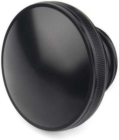 ya 4 8.10 Gas Cap Fuel Tank Right-hand Thread Smooth Fit Harley Sportster Dyna Softail Blk