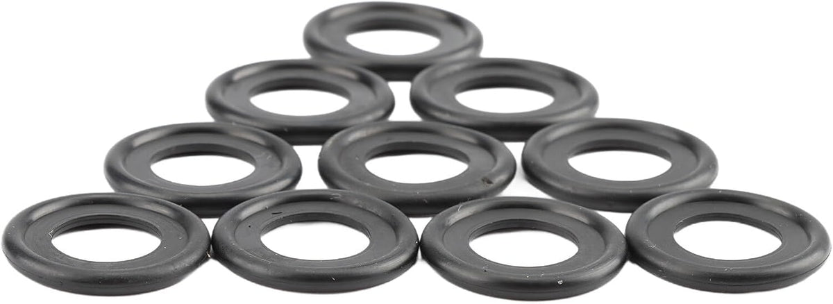 ya 9 10.24 10PCS 3536966 New M11 Universal Rubber Oil Drain Plug Gaskets 12616850 For GM