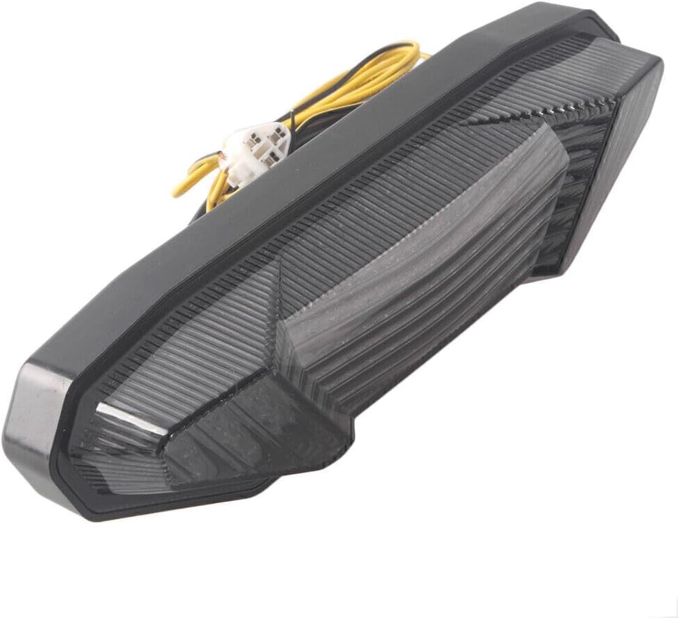 ya 4 8.8.2 LED Smoke Tail Light Brake Light Turn Signal Lamp for Yamaha FZ-09 MT-9 2014