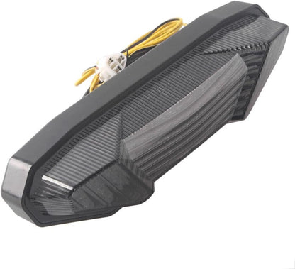 ya 4 8.8.2 LED Smoke Tail Light Brake Light Turn Signal Lamp for Yamaha FZ-09 MT-9 2014