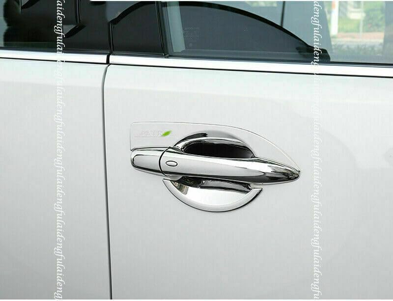 ya 6 8.24 baidi Chrome Exterior Door Handle Bowl Cover Trim for Nissan Patrol Y62 Armada 2013-2020 