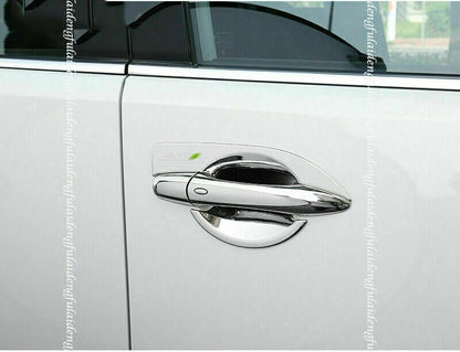 ya 6 8.24 baidi Chrome Exterior Door Handle Bowl Cover Trim for Nissan Patrol Y62 Armada 2013-2020 
