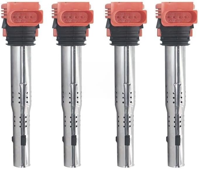 ya 9 10.24 4 x ignition coil 06E905115E for Audi A4 A5 R8 for VW for Golf GTI for JETTA 2.0T 06E905115A-