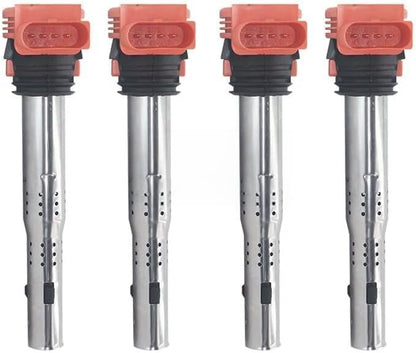 ya 9 10.24 4 x ignition coil 06E905115E for Audi A4 A5 R8 for VW for Golf GTI for JETTA 2.0T 06E905115A-