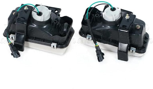 ya 2 8.15 A pair of black front bumper fog lights suitable for BMW E36 1992-1998 car fog lights