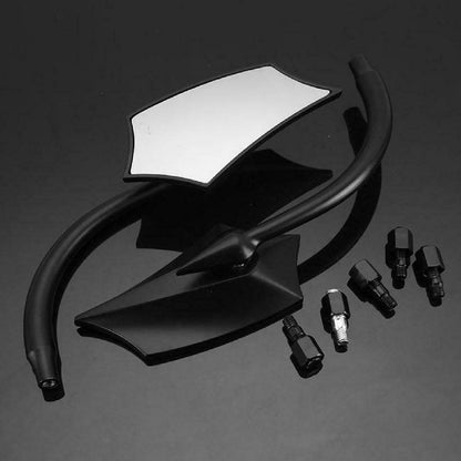 ya 2 8.15 2-Pack Universal Motorcycle Side Rearview Mirror 360¡ã Adjustable Mirror 10mm