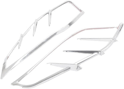 ya 9 10.24 2X Chrome Mid-F for Ram e Deflectors Trim for Harley Touring 2009-2016 2015