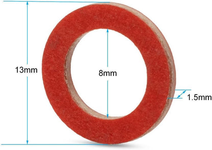 ya 2 8.15 50PCS Oil Drain Gaskets 90430-08020-00 FOR YMH Outboards Lower Unit 90430-08003