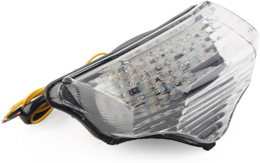 ya 4 8.14 for Yamaha FZ6 FZ600 FZ6-S2 2006-2009 Taillight Brake Turn Signal Clear Lens