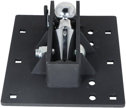ya 4 8.8.2 2-5/16 inch bed ball folding ball gooseneck trailer hitch 61052 black
