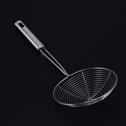 ya 14 9.20 baidi Mesh Skimmer Strainers Spiral Mesh Spoon for Noodles Spaetzle Pasta Chips-2