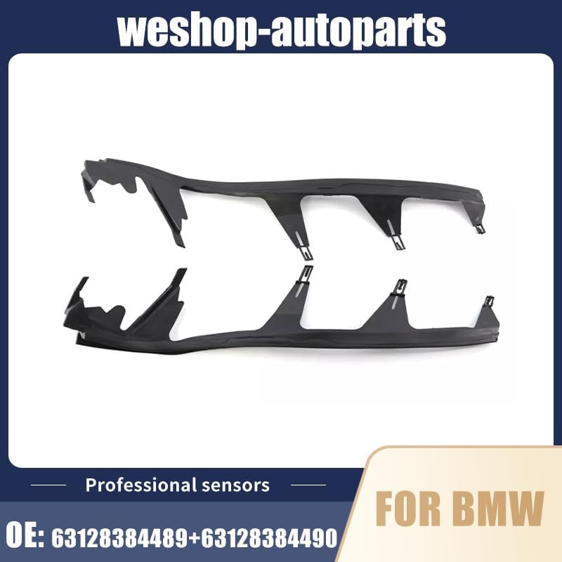 ya 4 8.10 1 pair 63128384489/490 headlight cover strip upper headlight gasket suitable for E46/M3 
