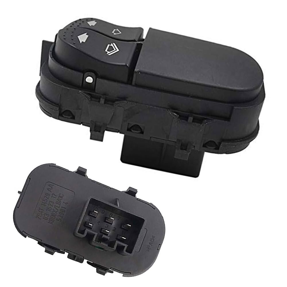 ya 4 8.8 Master Driver Side Window Switch 6 PIN YS4T-14529AA for Ford Focus MK1 98-05