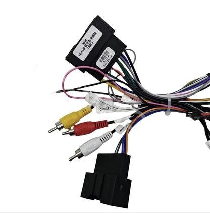 ya 6 8.24 baidi 16PIN Stereo Radio Power Wiring Harness Adapter Fit for Ford F150 W/Canbus Box