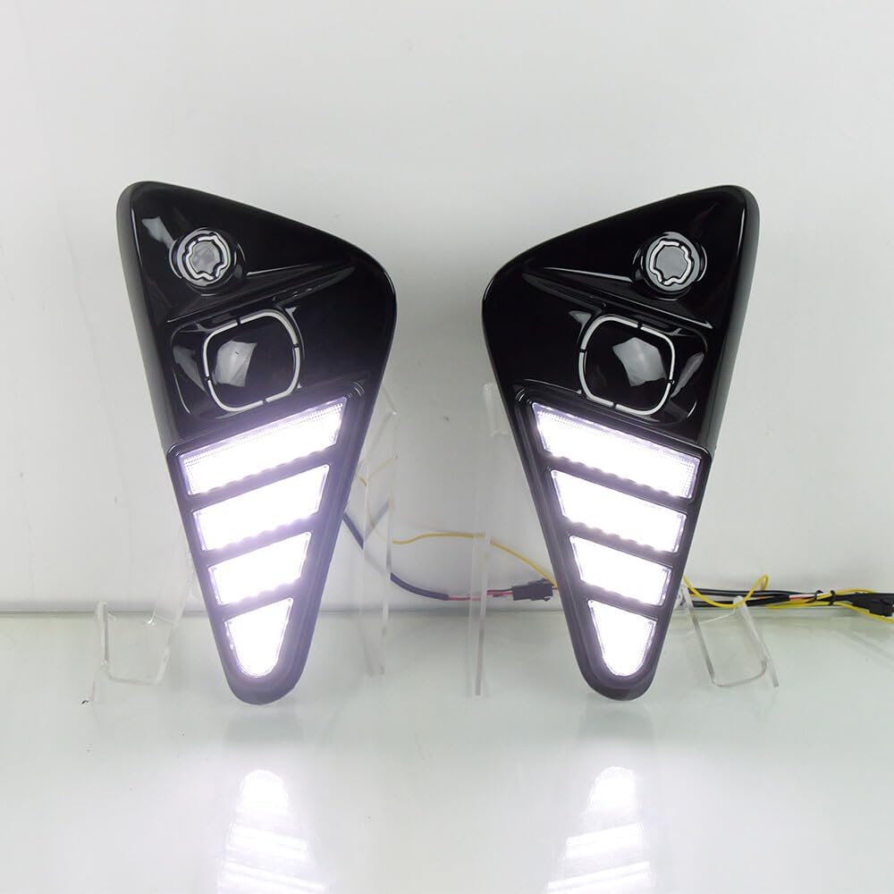 ya 13 9.15 baidi LED Daytime Running Light w Turn Signal Fog Light For for Toyota Yaris Cross 2023-24
