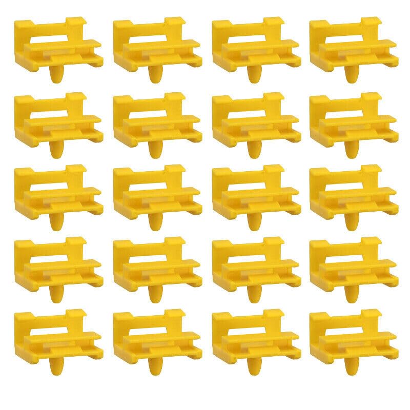 ya 6 8.14 20 Piece Rocker molding Lower Fixing Clip Suitable for BMW 51717066220 Base Skirt Cover Decoration