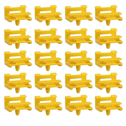 ya 6 8.14 20 Piece Rocker molding Lower Fixing Clip Suitable for BMW 51717066220 Base Skirt Cover Decoration