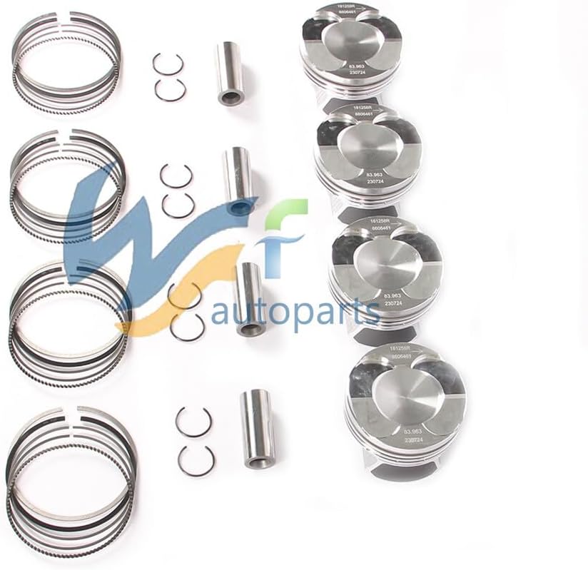 ya 4 8.24 baidi 2.0T 22mm Piston Ring Assembly Fit for BMW 220i 520i X1 N20 11258606461