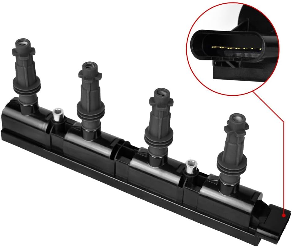 ya 9 10.24 UF669 ignition coil and 4 spark plugs for 1.4L for Buick Encore for Chevrolet for Cruze Sonic Trax-