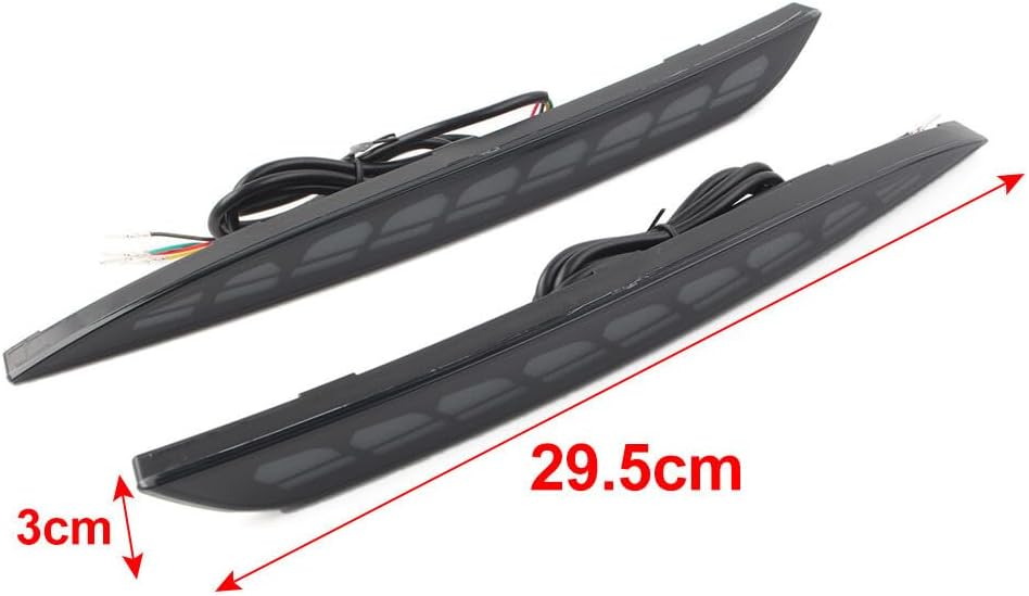 ya 10 9.16 zhengce for Tesla for Model 3 Dragon Scale Style Rear Bumper Fog Light Brake Lamp R