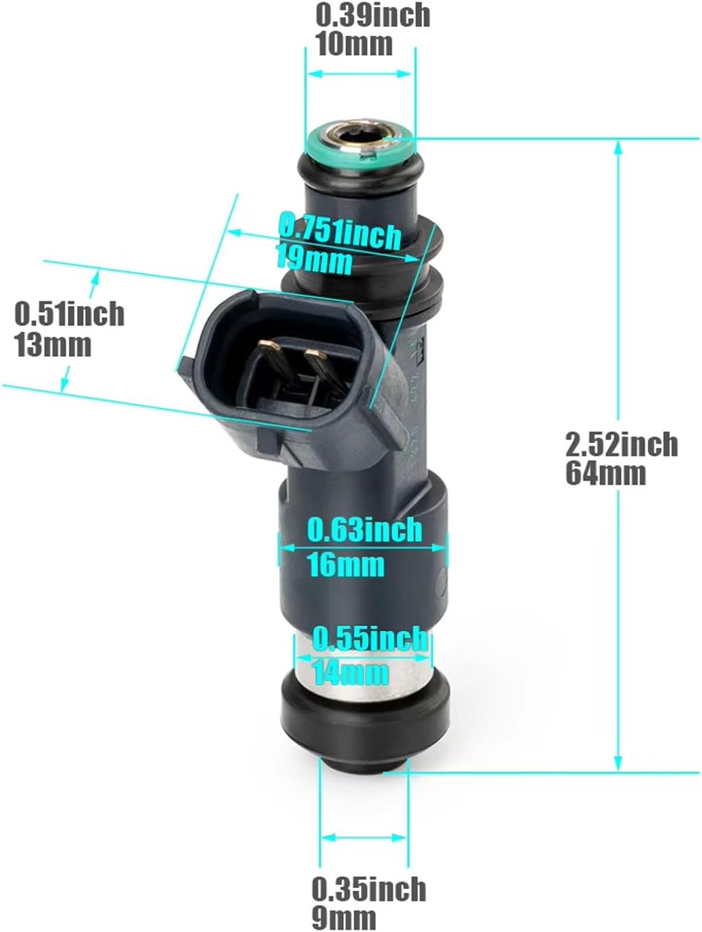 ya 10 9.16 zhengce 2Pcs Fuel Injectors 3089893 for Polaris Sportsman For Ranger 500 EFI 2006-2