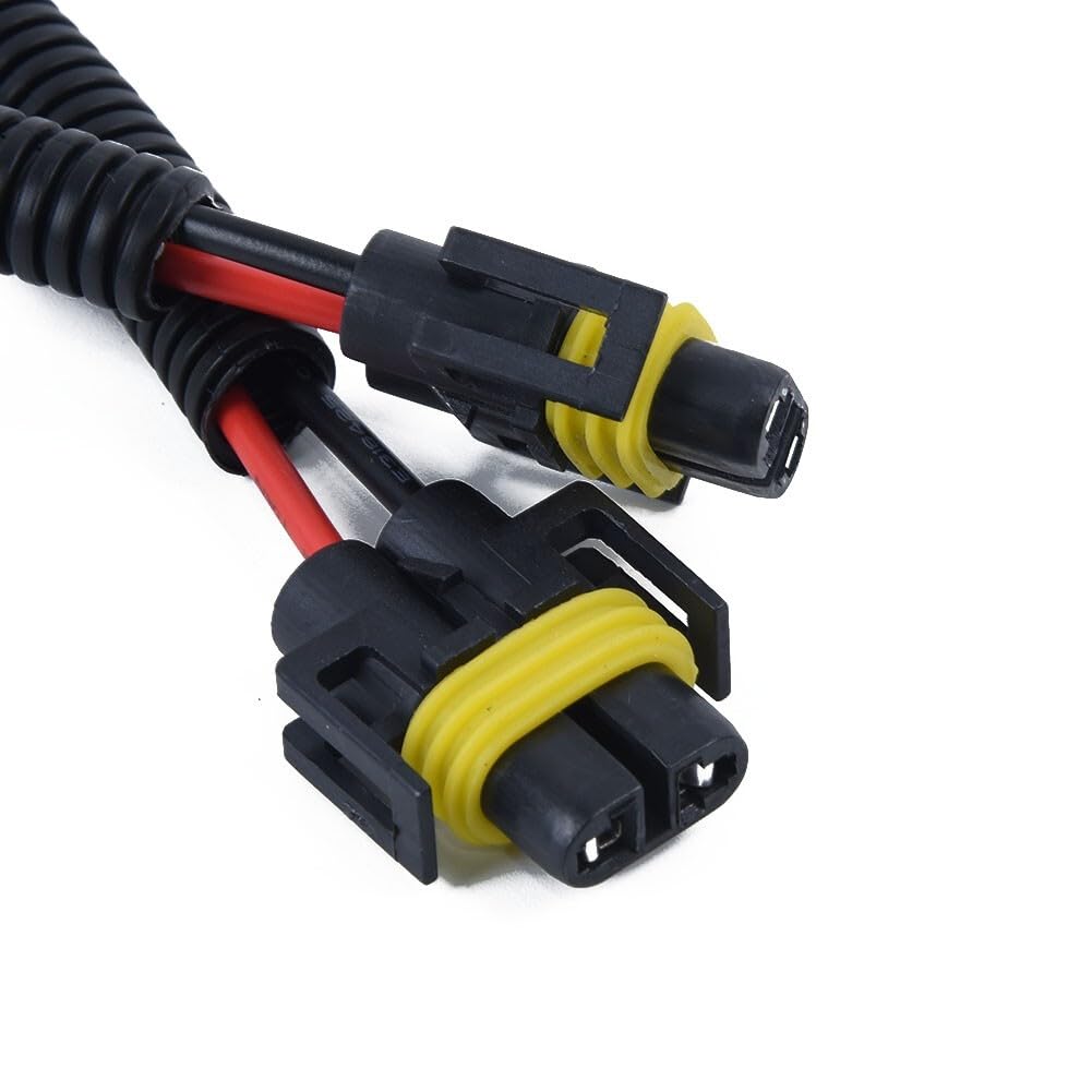 ya 13 9.15 baidi 2Pc H11 H8 H9 Extension Wiring Harness Sockets Wire for Headlight Fog Light Lamp