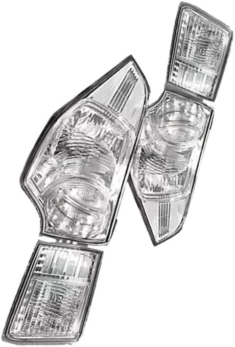 ya 13 9.15 baidi 4pc Crystal Clear Lens Brake Tail Light Turn Signal Cover For TSX CU2/CW2 09-14