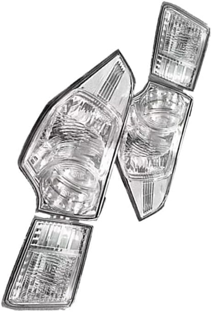 ya 13 9.15 baidi 4pc Crystal Clear Lens Brake Tail Light Turn Signal Cover For TSX CU2/CW2 09-14