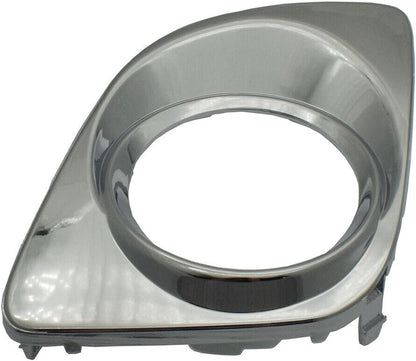 ya 10 9.16 zhengce Front bumper fog light hole cover inserted with right chrome for Toyota Ven
