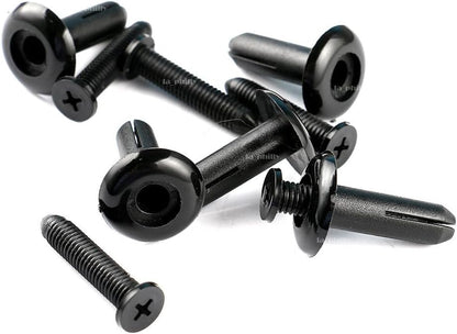 ya 27 10.13 baidi 10x Clips for Mitsubishi Eclipse Front Bumper Push Type Retainer Black Plastic