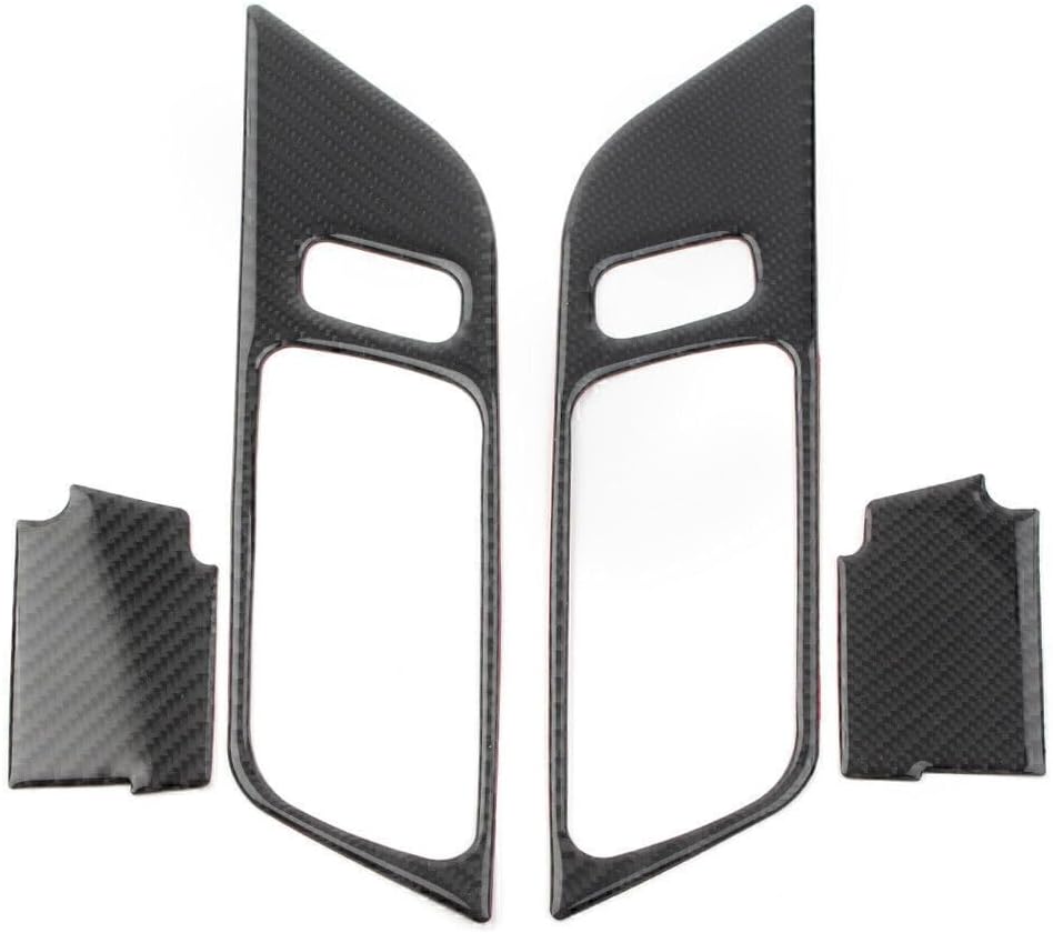 ya 11 9.14 zhengce for Ford for Mustang 15-19 Carbon Fiber Look Car Interior Door Handle F for
