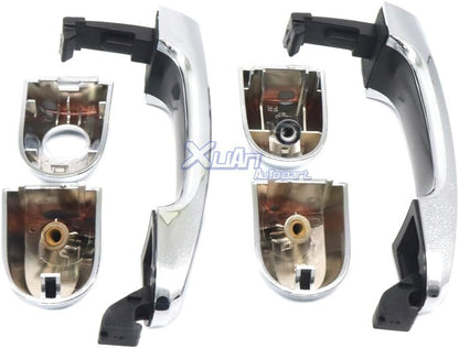 ya 10 9.16 baidi for 2011-15 Driver for Kia for Sorento Chrome Outside Door Handle Left+Right Front Rear