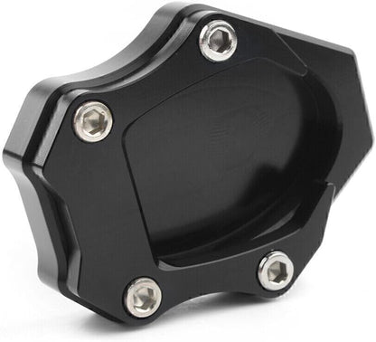 ya 4 8.8.2 Motor Kickstand Side Kick Stand Plate Pad Fit for Kawasaki VERSYS 650 2010-16 Black