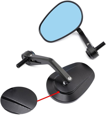 ya 2 8.15 CNC Handlebar End Oval Side Mirror for BMW R nineT Scrambler Urban HP4 S1000R