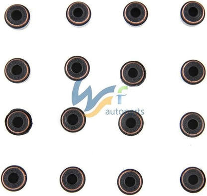 ya 10 9.16 baidi 16pcs 6mm Valve Stem Seals Fit for VW for Golf for Passat for Tiguan for Audi for A4 CAEB