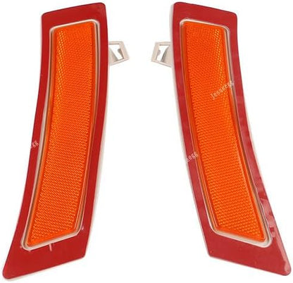 ya 6 8.24 baidi 2Pcs L +R Side Bumper Cover Marker Cover Reflector for BMW E70 for X5 35ix 35dx 50ix