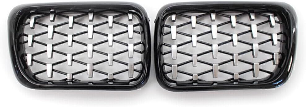 ya 9 10.24 for BMW E36 3 Series 97-99 Front Grill Latest Style Shiny Black F for Ram e