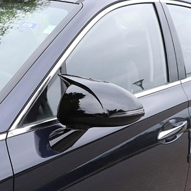 ya 11 9.14 baidiGlossy Black Car Side Rearview Mirror Cover Trim for Hyundai Sonata 2020 2021+