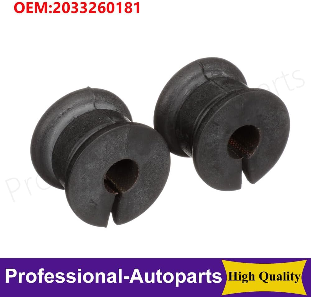 ya 5 8.10 2PCS Rear Suspension Stabilizer Bar Bushing Kit for Mercedes-Benz CLK350 C230