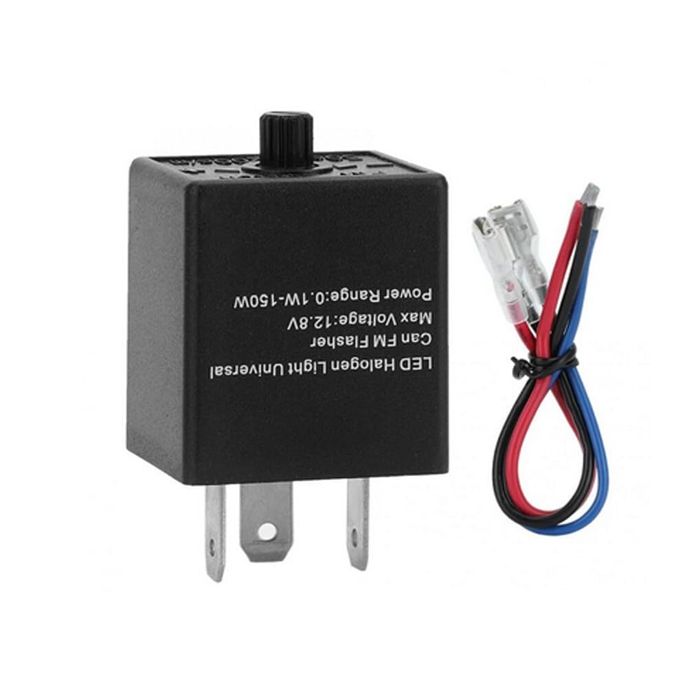 ya 13 9.15 baidi LED Turn Signal Relay 12V Load Independent Motorcycle Turn Signal Relay Relay Flasher 3 Pole-