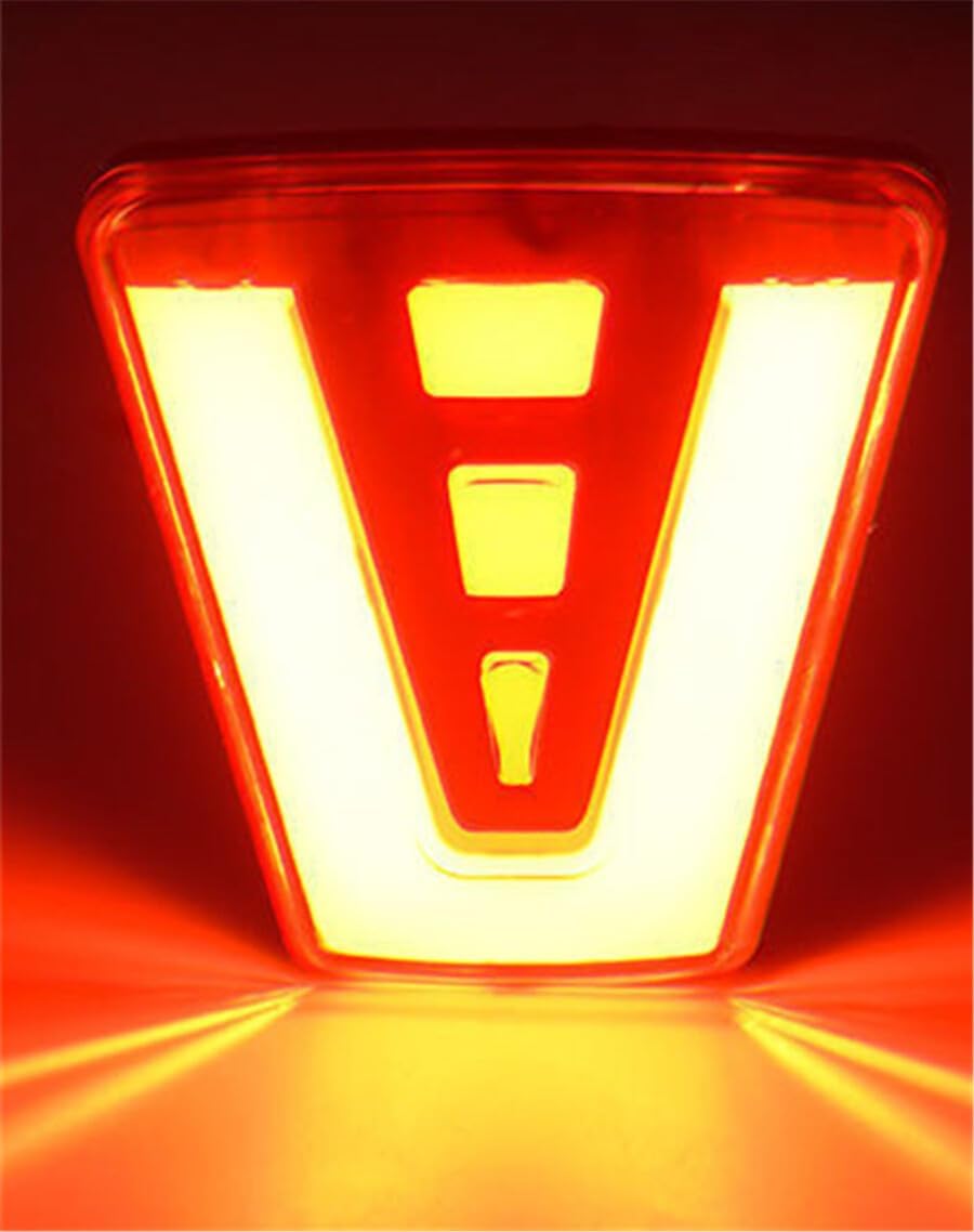 ya 4 8.14 LED Car Rear Bumper Diffuser Fog Light F1 Style Strobe Flashing Tail Brake Lamp