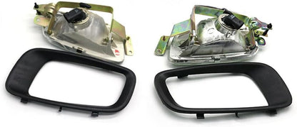 ya 10 9.16 zhengce for Mitsubishi for Pajero Montero V73 V75 V77 MR388019/20 Fog Light Lamp+Co