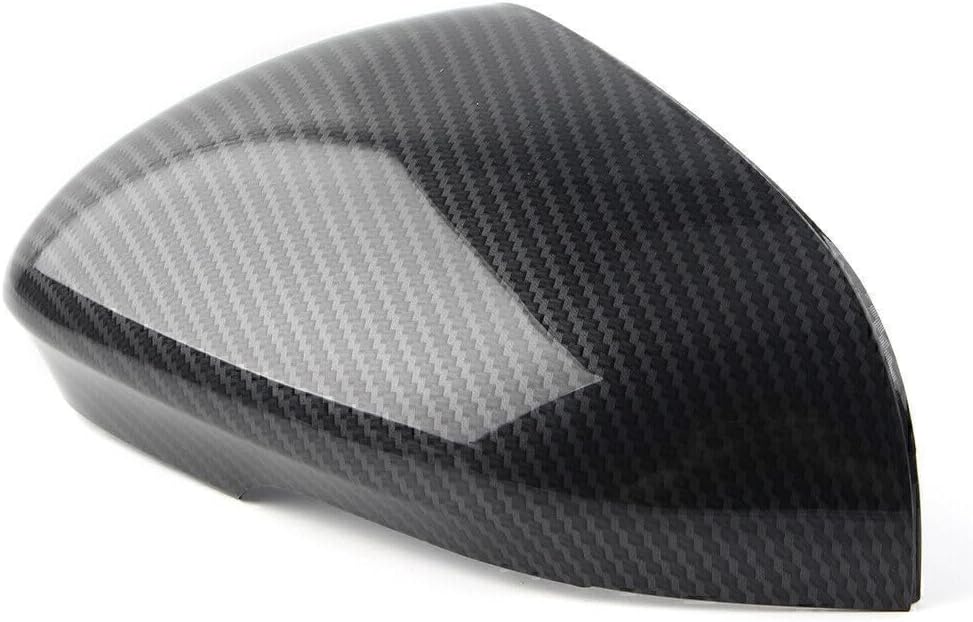 ya 4 8.14 1Pcs Carbon Fiber Left Side View Mirror Cover Cap for Jaguar XF XFR XFR-S XJ XE