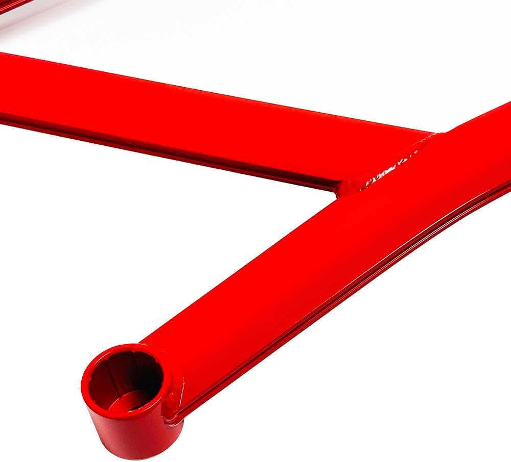 ya 4 8.10 Red Front Lower H Brace Bar for Honda for Civic 2/4DR 2006-2011 FG1 FG2 FA1 FA5