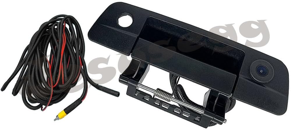 ya 10 9.16 baidi Black Tailgate Handle w/Camera & Keyhole for 2009-2021 for Dodge for Ram 1500 2500 3500